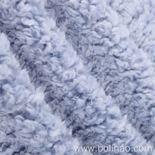 Dyed Solid Shu Velveteen Fleece Fabric